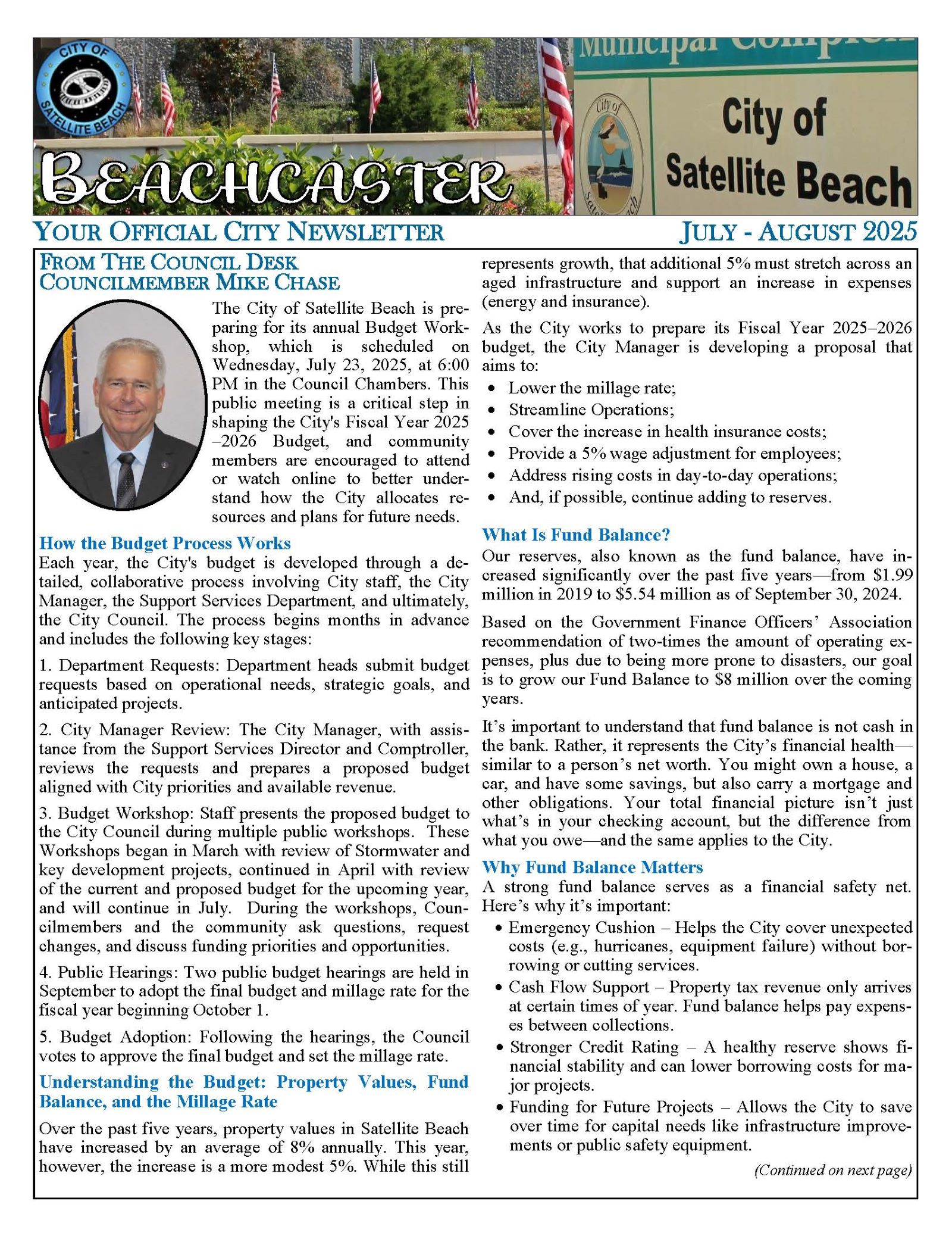 Beachcaster Cover for July and August issue